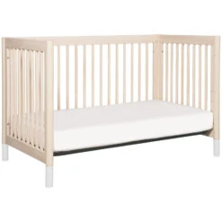 Babyletto Gelato 4-in-1 Convertible Crib With Toddler Bed Conversion Kit -Babyletto Store M12901NXW White Background 05 67c1756a 7634 4344 8c38 26c91a5a4e06