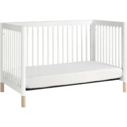 Babyletto Gelato 4-in-1 Convertible Crib With Toddler Bed Conversion Kit -Babyletto Store M12901WNX White Background 05 9b284ef4 94ac 4df0 ba3f 653e5175cc06