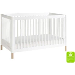 Babyletto Gelato 4-in-1 Convertible Crib With Toddler Bed Conversion Kit -Babyletto Store M12901WNX White Background Main Greenguard 00 8b687fad 81cb 45ef a106 a08185afdb03