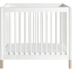 Babyletto Gelato 4-in-1 Convertible Mini Crib -Babyletto Store M12998WNX White Background 02 51dd66a0 4013 4ee0 a66d 9a80105cff49