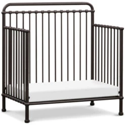Namesake Winston 4-in-1 Convertible Mini Crib 28 Namesake Winston 4-in-1 Convertible Mini Crib -Babyletto Store M15398UR White Background 04