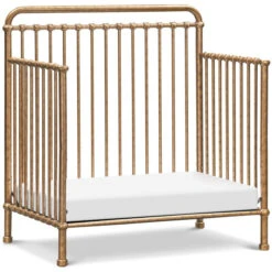 Namesake Winston 4-in-1 Convertible Mini Crib 39 Namesake Winston 4-in-1 Convertible Mini Crib -Babyletto Store M15398VG White Background 04