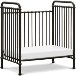 Namesake Abigail 3-in-1 Convertible Mini Crib 16 Namesake Abigail 3-in-1 Convertible Mini Crib -Babyletto Store M15598UR White Background 04