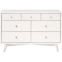 Babyletto Palma 7-Drawer Assembled Double Dresser -Babyletto Store M15916RW White Background 02 83588c01 0d2c 43ea a60d cd418233de19