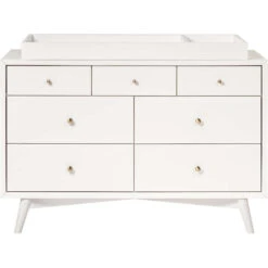 Babyletto Palma 7-Drawer Assembled Double Dresser -Babyletto Store M15916RW White Background 05 6bbeb45b 22e8 44d4 bbf4 34d32b0da1f4