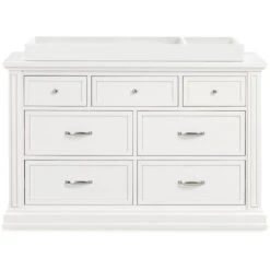 Namesake Durham 7-Drawer Dresser 26 Namesake Durham 7-Drawer Dresser -Babyletto Store M18316RW White Background 04