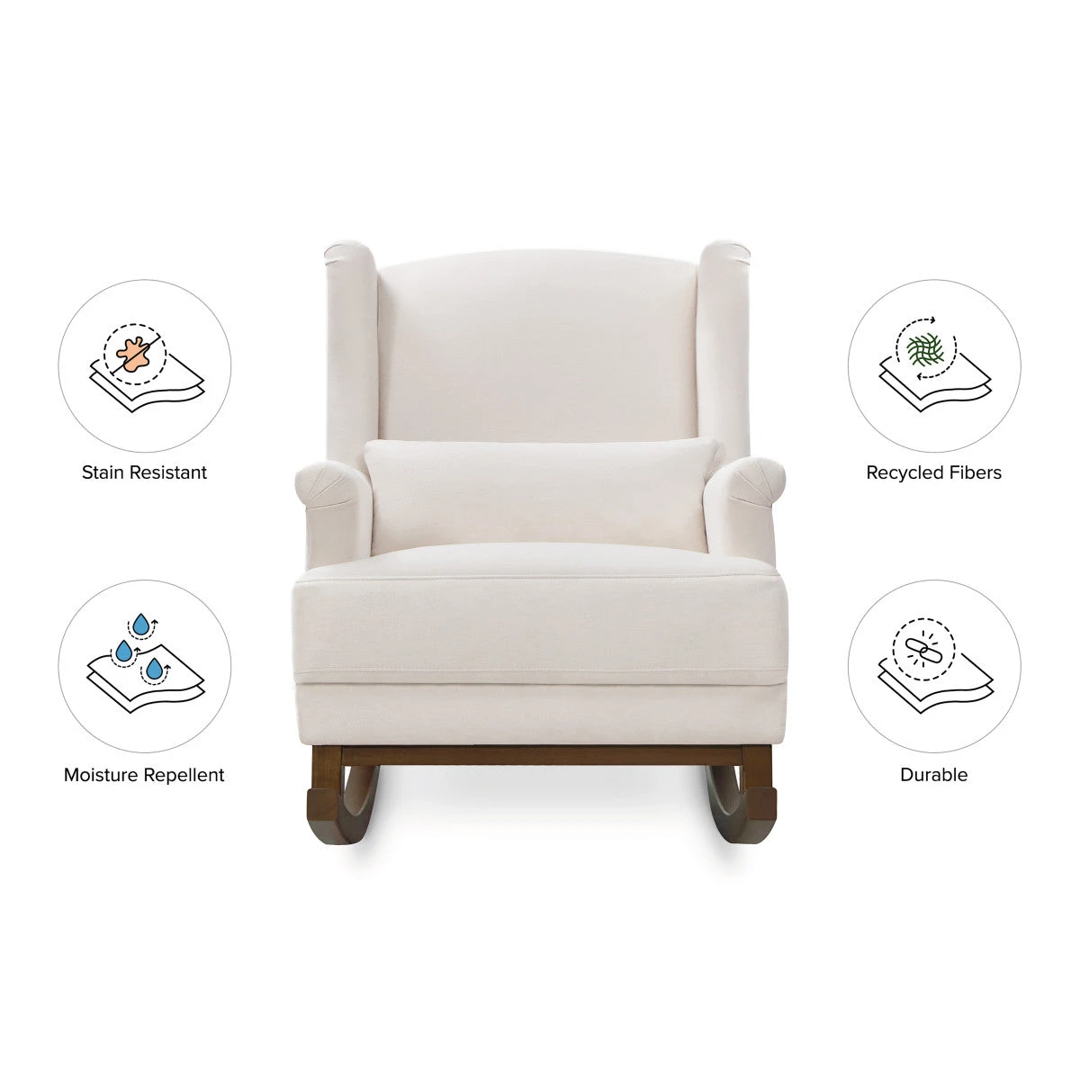 Namesake Miranda Wingback Rocker 5 Namesake Miranda Wingback Rocker - Image 3