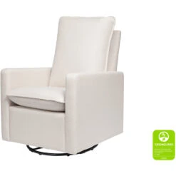 Babyletto Cali Pillowback Swivel Glider -Babyletto Store M20987PCMEW White Background Main Greenguard 00
