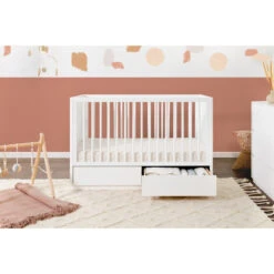 Babyletto Bento 3-in-1 Convertible Storage Crib With Toddler Bed Conversion Kit -Babyletto Store M21601W Lifestyle 07