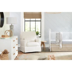 Namesake Crawford Pillowback Comfort Swivel Glider 19 Namesake Crawford Pillowback Comfort Swivel Glider -Babyletto Store M21787PCMEW Lifestyle 07