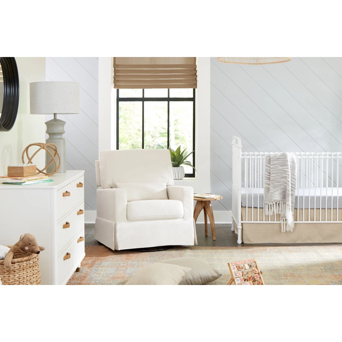 Namesake Crawford Pillowback Comfort Swivel Glider 5 Namesake Crawford Pillowback Comfort Swivel Glider - Image 3