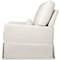 Namesake Crawford Pillowback Comfort Swivel Glider 22 Namesake Crawford Pillowback Comfort Swivel Glider -Babyletto Store M21787PCMEW White Background 03