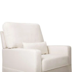 Namesake Crawford Pillowback Comfort Swivel Glider 23 Namesake Crawford Pillowback Comfort Swivel Glider -Babyletto Store M21787PCMEW White Background 04