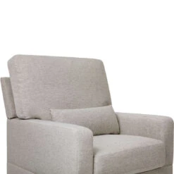 Namesake Crawford Pillowback Comfort Swivel Glider 29 Namesake Crawford Pillowback Comfort Swivel Glider -Babyletto Store M21787PGEW White Background 04
