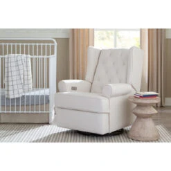 Namesake Harbour Electronic Recliner & Swivel Glider With USB Port 23 Namesake Harbour Electronic Recliner & Swivel Glider With USB Port -Babyletto Store M21987PCMEW Lifestyle Main 08