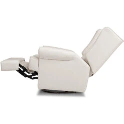 Namesake Harbour Electronic Recliner & Swivel Glider With USB Port 26 Namesake Harbour Electronic Recliner & Swivel Glider With USB Port -Babyletto Store M21987PCMEW White Background 04