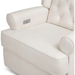 Namesake Harbour Electronic Recliner & Swivel Glider With USB Port 27 Namesake Harbour Electronic Recliner & Swivel Glider With USB Port -Babyletto Store M21987PCMEW White Background 05