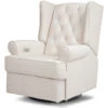 Namesake Harbour Electronic Recliner & Swivel Glider With USB Port 1 Namesake Harbour Electronic Recliner & Swivel Glider With USB Port -Babyletto Store M21987PCMEW White Background Main 01
