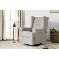 Namesake Harbour Electronic Recliner & Swivel Glider With USB Port 31 Namesake Harbour Electronic Recliner & Swivel Glider With USB Port -Babyletto Store M21987PGEW Lifestyle Main 08
