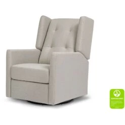 Franklin & Ben Austen Recliner And Swivel Glider 31 Franklin & Ben Austen Recliner And Swivel Glider -Babyletto Store M22087PGET White Background Main Greenguard 00
