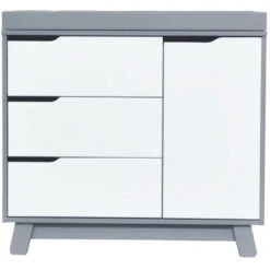Babyletto Hudson 3-Drawer Changer Dresser With Removable Changing Tray -Babyletto Store M4223GW White Background 01 4dca9f59 74de 478f b37b 6df5954845c9