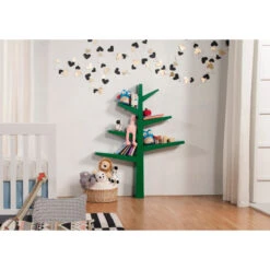 Babyletto Spruce Tree Bookcase -Babyletto Store M4626GR Lifestyle Main 02 04ccdd43 894d 4922 9442 5ca6e31b8093
