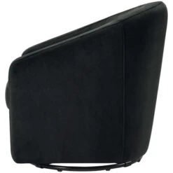 Babyletto Madison Swivel Glider -Babyletto Store M5887BLKV White Background 03