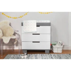 Babyletto Modo 3-Drawer Changer Dresser With Removable Changing Tray -Babyletto Store M6723GW Lifestyle Main 02 29e048e5 f3c0 4cae b444 402f9ba66200