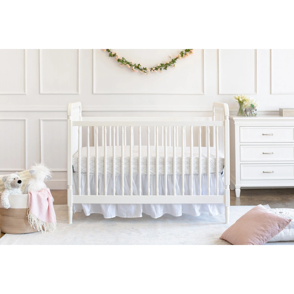 Namesake Liberty 3-in-1 Convertible Spindle Crib With Toddler Bed Conversion Kit 4 Namesake Liberty 3-in-1 Convertible Spindle Crib With Toddler Bed Conversion Kit - Image 2