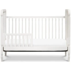 Namesake Liberty 3-in-1 Convertible Spindle Crib With Toddler Bed Conversion Kit 14 Namesake Liberty 3-in-1 Convertible Spindle Crib With Toddler Bed Conversion Kit -Babyletto Store M7101RW White Background 04