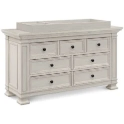 Franklin & Ben Classic Double Wide Dresser -Babyletto Store M7616LF White Background 02 b2466092 1495 4f62 9614 c2341e079ec0
