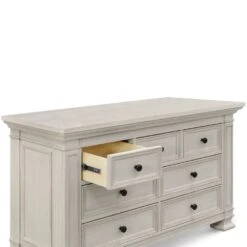 Franklin & Ben Classic Double Wide Dresser -Babyletto Store M7616LF White Background 04 747f0b59 deb2 4c90 ba7f 02c94febda15