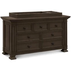 Franklin & Ben Classic Double Wide Dresser -Babyletto Store M7616TR White Background 03 09c299be 54f0 4912 8b89 03a4a45f4147