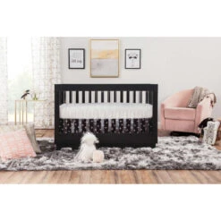 Babyletto Harlow 3-in-1 Convertible Acrylic Crib With Toddler Bed Conversion Kit -Babyletto Store M8601KB Lifestyle 07 48ae54e5 2fed 4a44 916a 7a94429ebd28