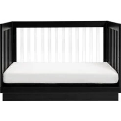 Babyletto Harlow 3-in-1 Convertible Acrylic Crib With Toddler Bed Conversion Kit -Babyletto Store M8601KB White Background 06 b834e689 4345 47e2 aad4 1c1b6c6fd2b4