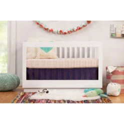 Babyletto Harlow 3-in-1 Convertible Acrylic Crib With Toddler Bed Conversion Kit -Babyletto Store M8601KW Lifestyle Main 07 47a6add2 ef1a 4004 afba caf736771144