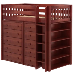 Maxtrix Twin High Loft Bed With Straight Ladder + Storage 22 Maxtrix Twin High Loft Bed With Straight Ladder + Storage -Babyletto Store MASTER2 CS c9f9b79b 6cfd 41e4 bbd9 1ed9cdde0583