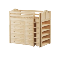 Maxtrix Twin High Loft Bed With Straight Ladder + Storage 30 Maxtrix Twin High Loft Bed With Straight Ladder + Storage -Babyletto Store MASTER2 NC 7af481bb fda5 4033 9c11 681db5fdb745