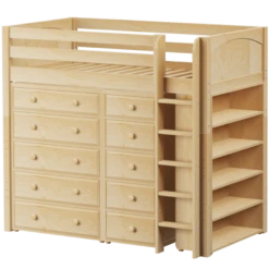 Maxtrix Twin High Loft Bed With Straight Ladder + Storage 27 Maxtrix Twin High Loft Bed With Straight Ladder + Storage -Babyletto Store MASTER2 NP 5919f0a7 37b4 4186 8037 d45149bcf5c8