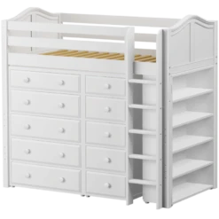 Maxtrix Twin High Loft Bed With Straight Ladder + Storage 23 Maxtrix Twin High Loft Bed With Straight Ladder + Storage -Babyletto Store MASTER2 WC 2c2a7fa2 d846 4f65 9d59 ee4a52fb46dd