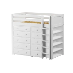 Maxtrix Twin High Loft Bed With Straight Ladder + Storage 36 Maxtrix Twin High Loft Bed With Straight Ladder + Storage -Babyletto Store MASTER2 WP ad75cb91 5757 4c96 b828 214b7b100d9f