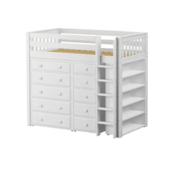 Maxtrix Twin High Loft Bed With Straight Ladder + Storage 33 Maxtrix Twin High Loft Bed With Straight Ladder + Storage -Babyletto Store MASTER2 WS 42e1044c 8975 4825 9196 72044d693612