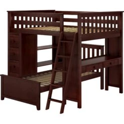 Jackpot Deluxe Mayfair Full Over Twin L-Shape Bunk With Desk + Storage 14 Jackpot Deluxe Mayfair Full Over Twin L-Shape Bunk With Desk + Storage -Babyletto Store MAYFAIR1ESPLEFT 1 1cd914e2 6849 4b70 ae45 6106cde913fb