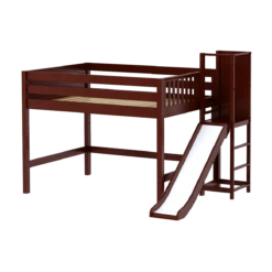 Maxtrix Full Mid Loft Bed With Slide Platform -Babyletto Store NICHE CP 1d225e61 cfb8 42b9 99e3 684a16def30e