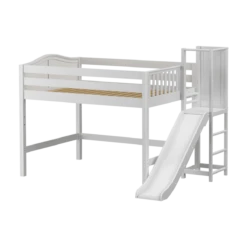 Maxtrix Full Mid Loft Bed With Slide Platform -Babyletto Store NICHE WC 863c8b3b 7104 464d 8ef3 d99362bbcc28