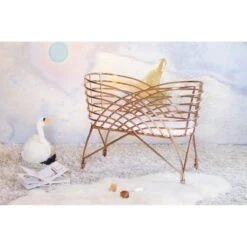 Nursery Works Aura Bassinet 19 Nursery Works Aura Bassinet -Babyletto Store NW16734RGLD Lifestyle Main 07