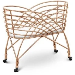 Nursery Works Aura Bassinet 16 Nursery Works Aura Bassinet -Babyletto Store NW16734RGLD White Background 05