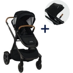 Nuna Demi Grow Stroller With Aire Protect Canopy 38 Nuna Demi Grow Stroller With Aire Protect Canopy -Babyletto Store Nuna DEMIgrow APC Caviar 2Canopies US bf5d0a9a 8dfd 486d bb02 70e7853629b4