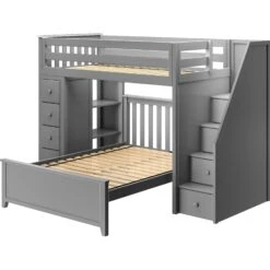 Jackpot Deluxe Oxford Staircase Loft Bed Storage + Twin Bed 11 Jackpot Deluxe Oxford Staircase Loft Bed Storage + Twin Bed -Babyletto Store OXFORD1GL b6fba2ff d78c 4636 85cc a07ac9bee463