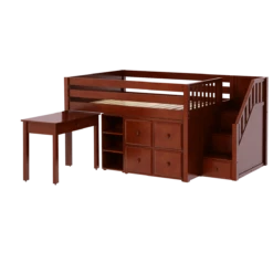 Maxtrix Full Low Loft Bed With Stairs, Storage + Desk 33 Maxtrix Full Low Loft Bed With Stairs, Storage + Desk -Babyletto Store PERFECT4 CP 37a195a3 2874 466d 9bd6 81b38546a0cb